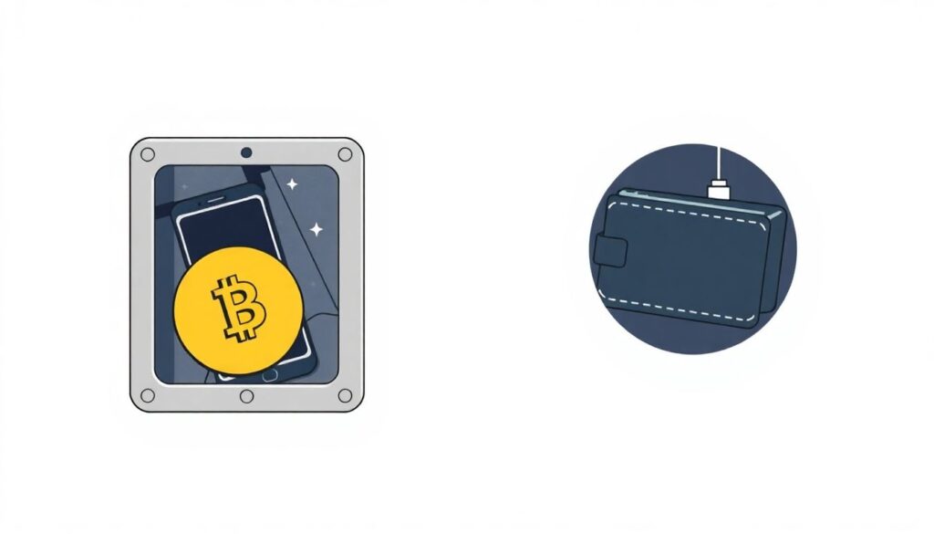 Как создать холодный кошелек из старого смартфона - иллюстрация