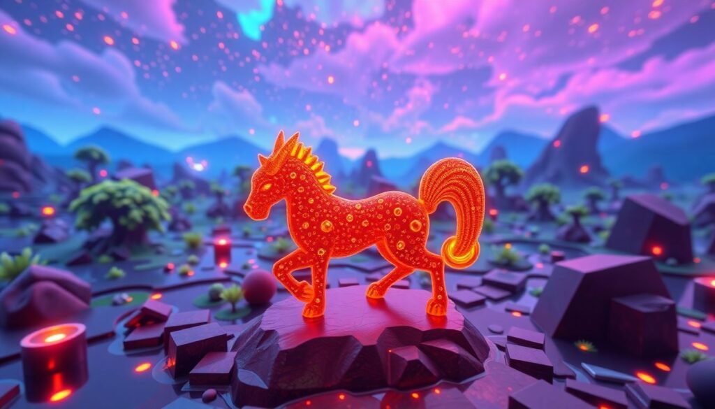 NFT и дополненная реальность (AR) - иллюстрация