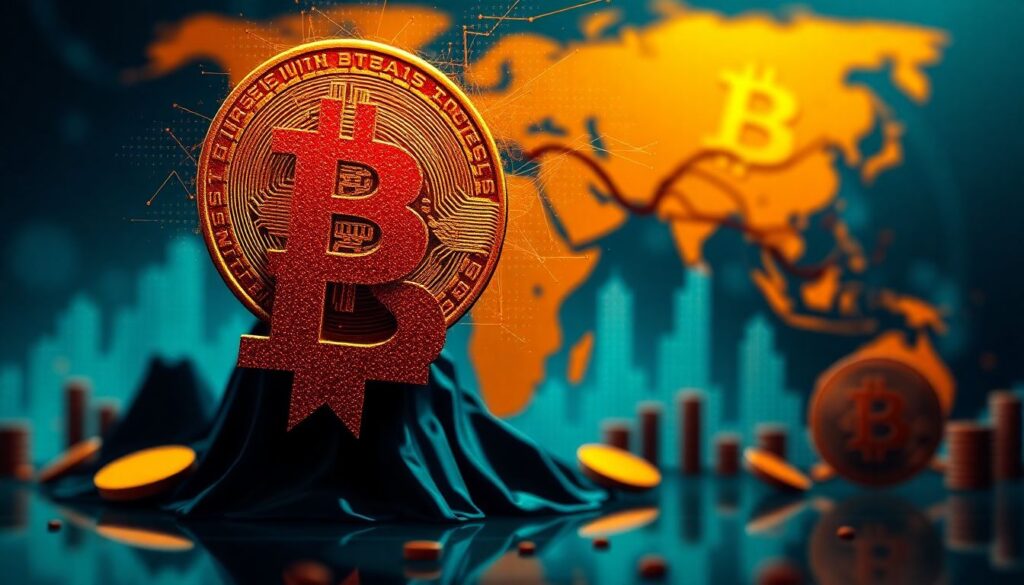 Как экономические кризисы влияют на цену биткоина - иллюстрация