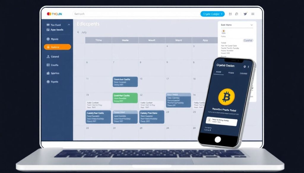 Обзор лучших крипто-календарей событий - иллюстрация