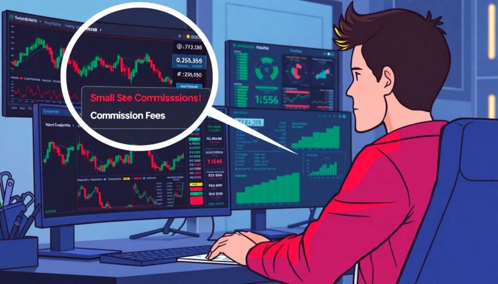 Сравнение комиссий на разных криптобиржах - иллюстрация