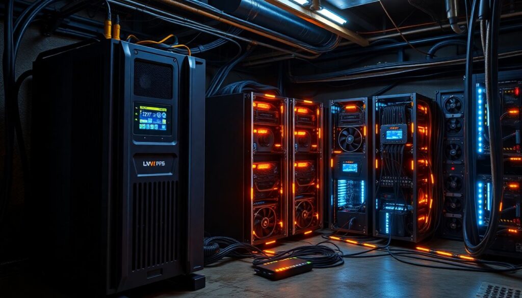 Как выбрать ИБП (источник бесперебойного питания) для майнинг-фермы - иллюстрация