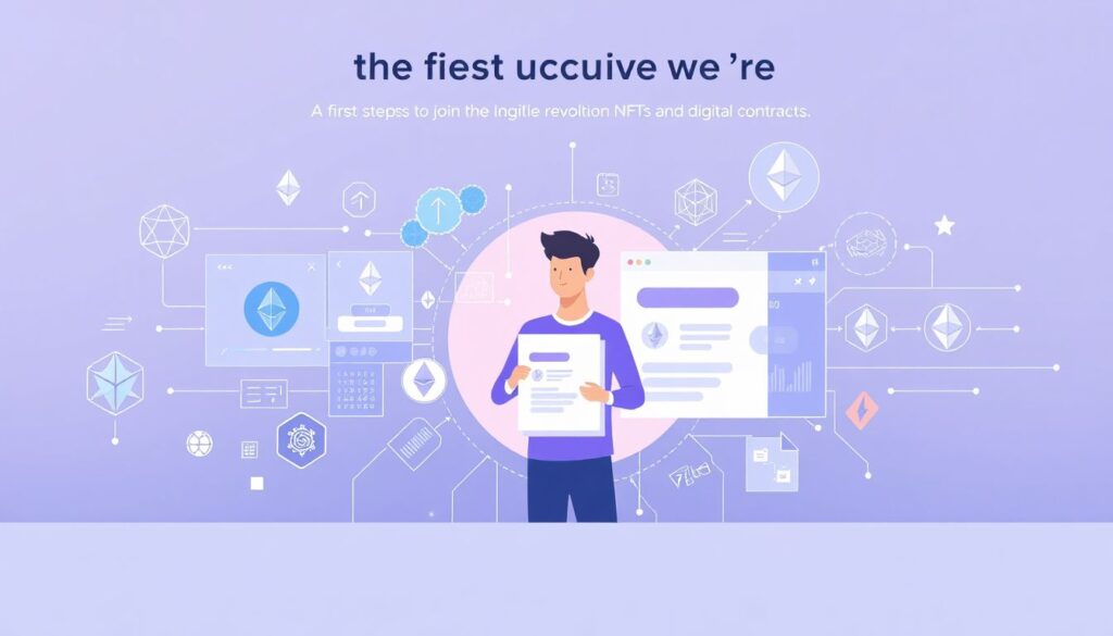 NFT и цифровые паспорта - иллюстрация