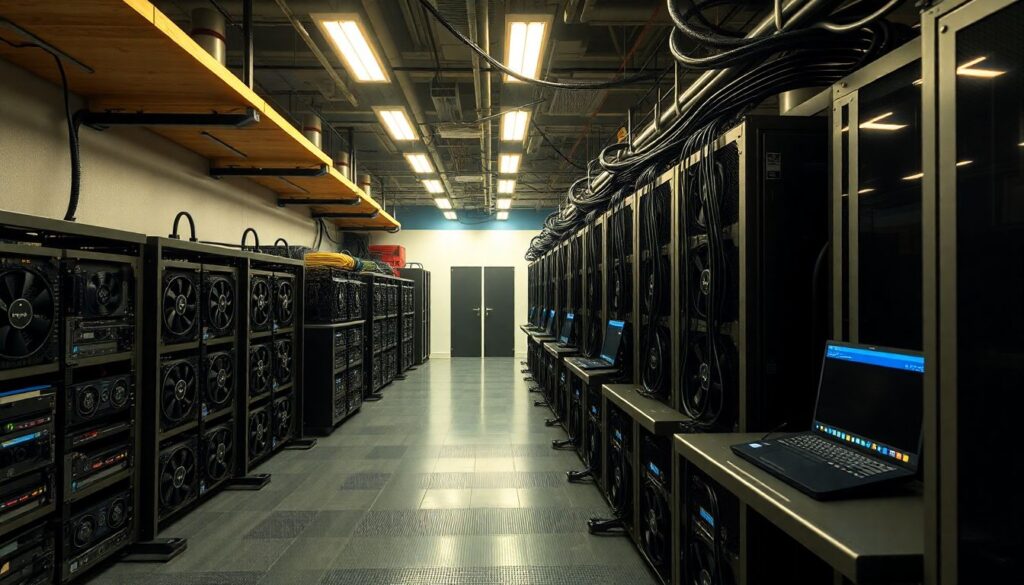 Как выбрать стеллаж для майнинг-фермы - иллюстрация