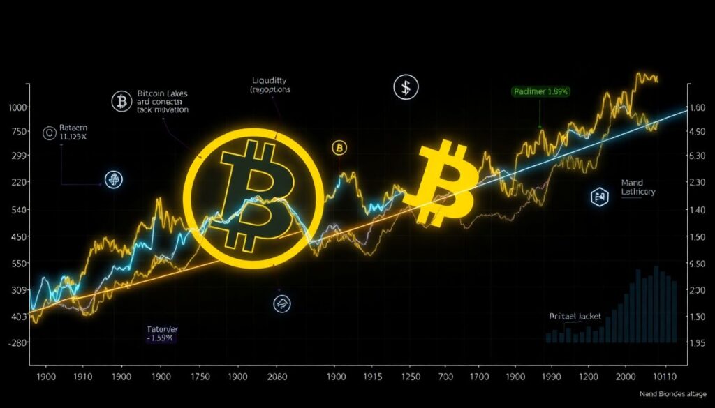 Как анализировать корреляцию биткоина с фондовым рынком - иллюстрация
