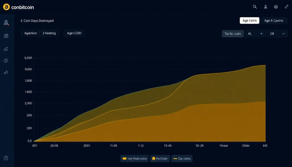 Как анализировать возраст монет в кошельках (Coin Days Destroyed) - иллюстрация